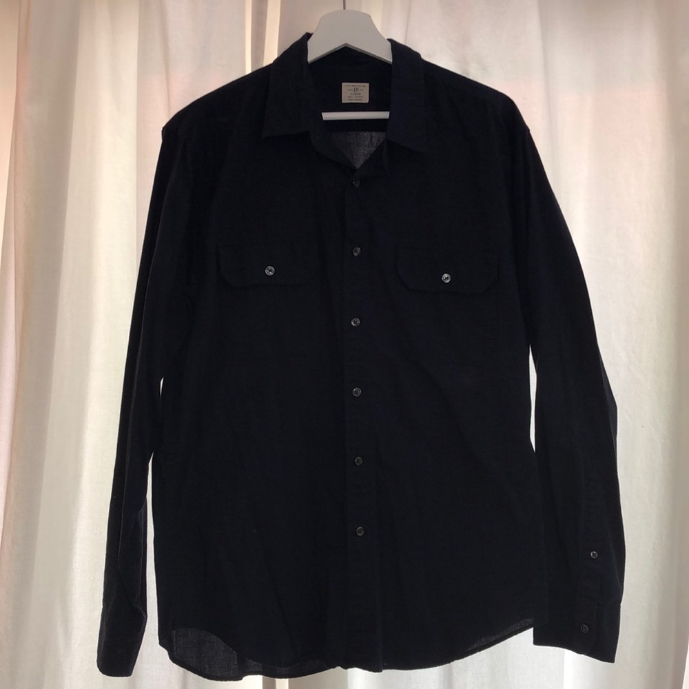 Blue J. Crew button down, size large.